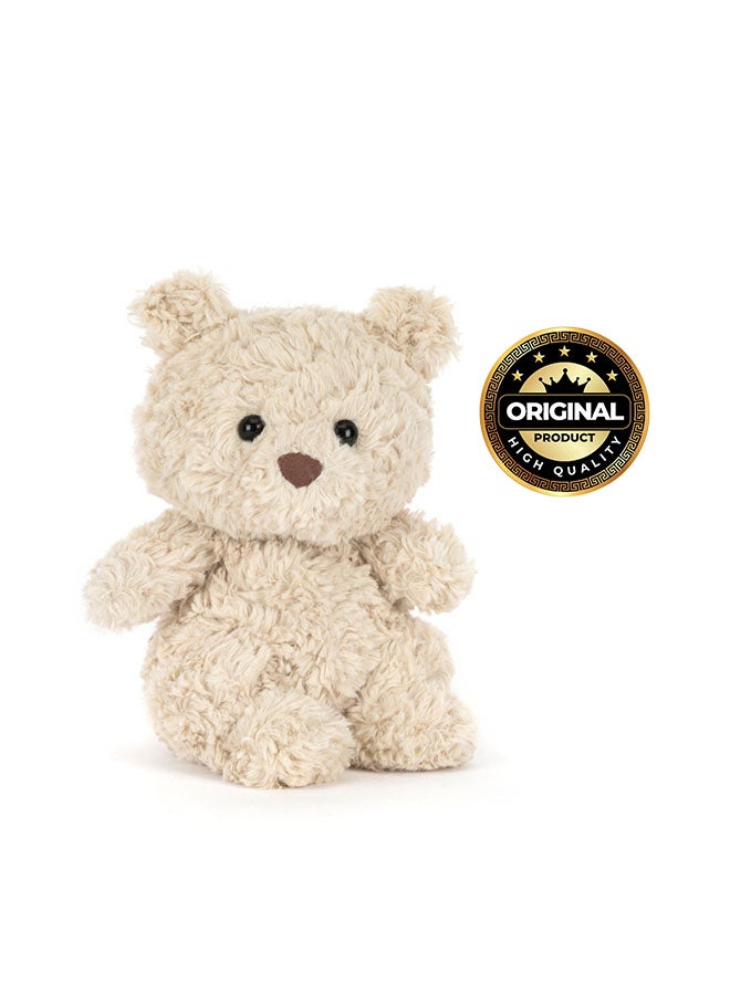 Jellycat دب بارثولوميو جونيور المحشو 15 سم، دب صغير فائق النعومة، هدية كلاسيكية قابلة للجمع للأطفال - Image 1